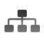 Beispielbild, grauer Pfeil zum anderen Textelement
